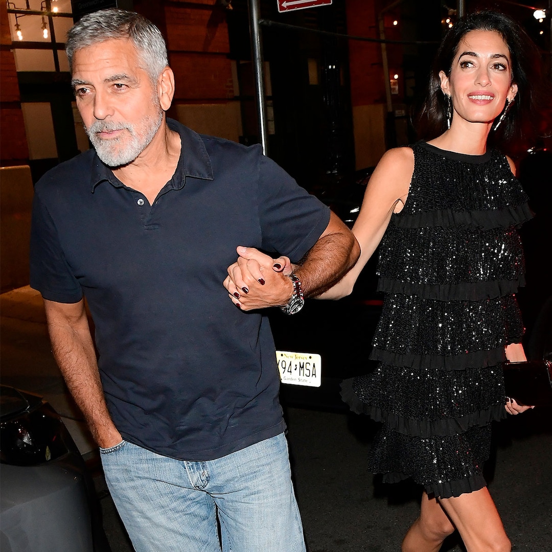 Watch Amal and George Clooney Step Out for a Stylish Date Night in NYC